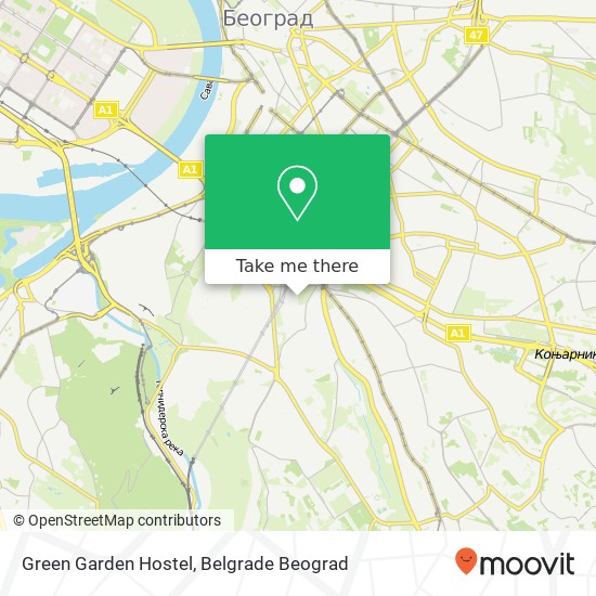 Green Garden Hostel map