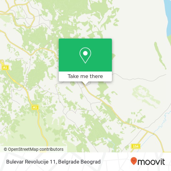 Bulevar Revolucije 11 map