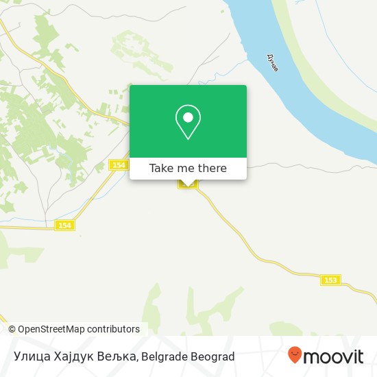 Улица Хајдук Вељка map