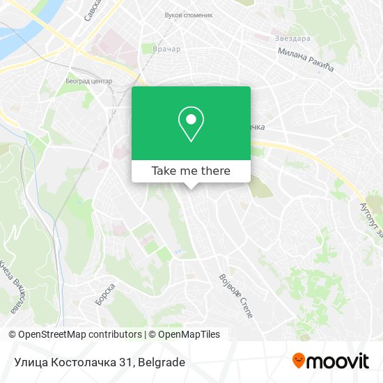 Улица Костолачка 31 map