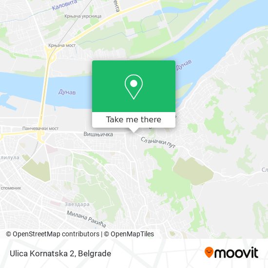 Ulica Kornatska 2 map