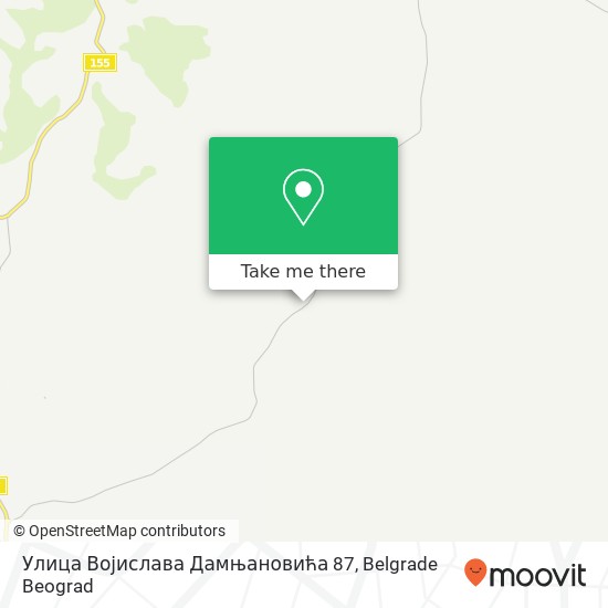 Улица Војислава Дамњановића 87 map