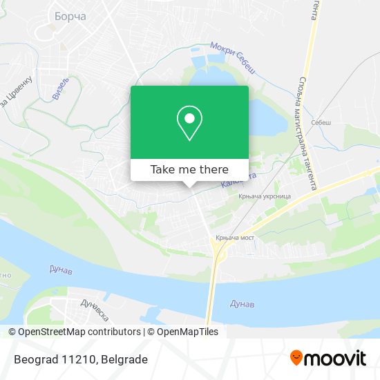 Beograd 11210 map
