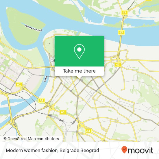 Modern women fashion map