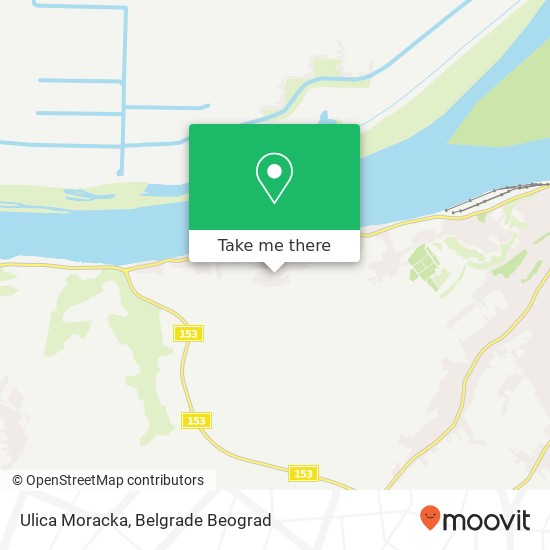 Ulica Moracka map