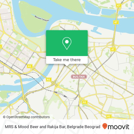 MRS & Mood Beer and Rakija Bar map