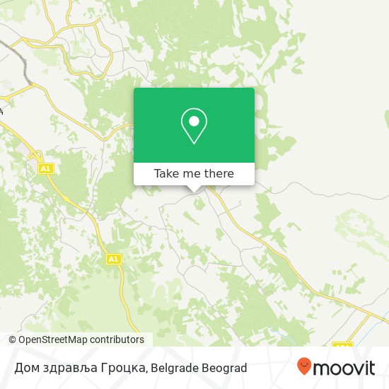 Дом здравља Гроцка map