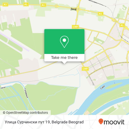 Улица Сурчински пут 19 map