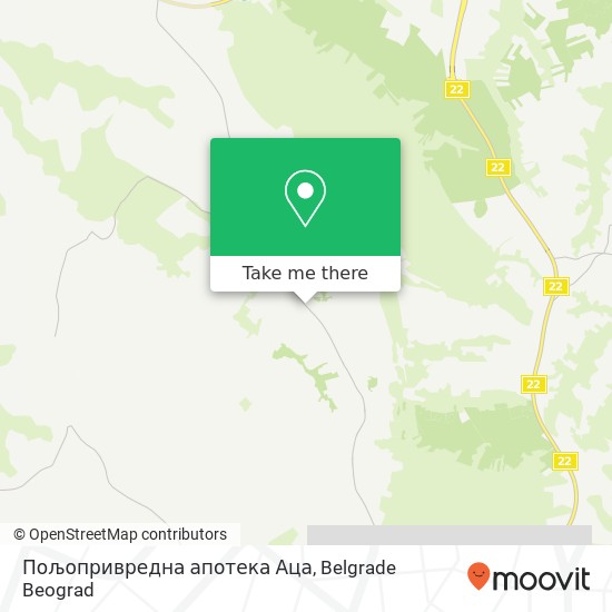 Пољопривредна апотека Аца map