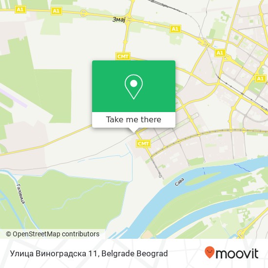 Улица Виноградска 11 map