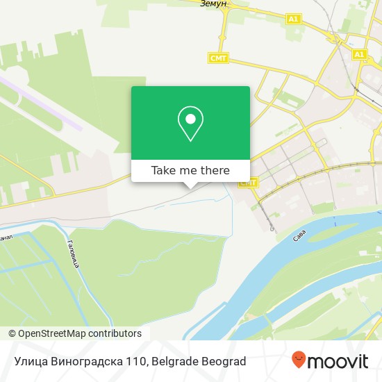 Улица Виноградска 110 map