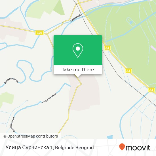 Улица Сурчинска 1 map