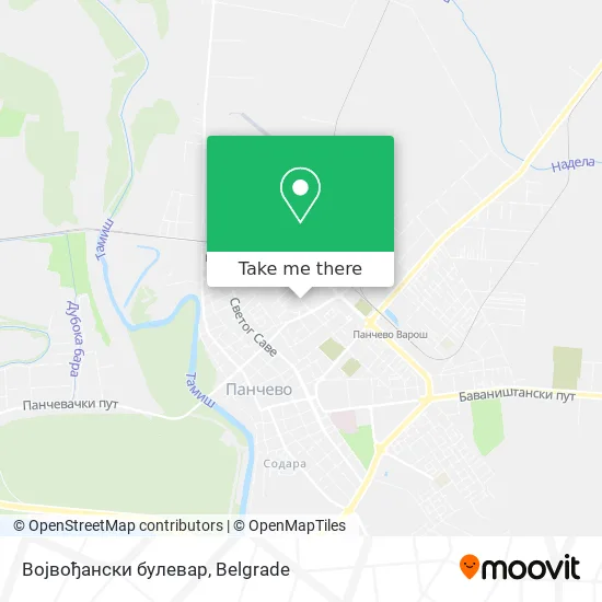 Војвођански булевар map