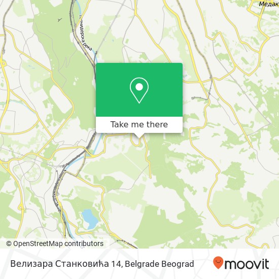 Велизара Станковића 14 map