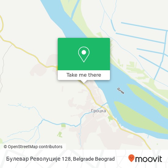 Булевар Револуције 128 map