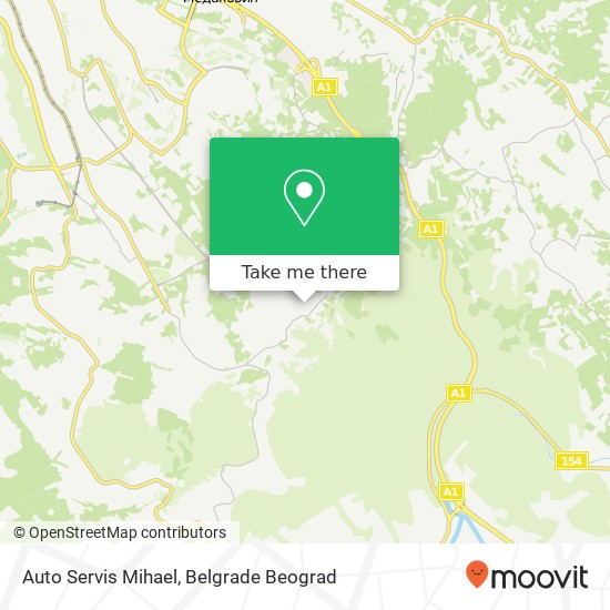 Auto Servis Mihael map