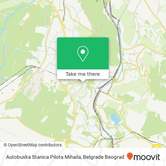 Autobuska Stanica Pilota Mihaila map