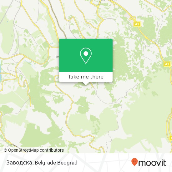 Заводска map