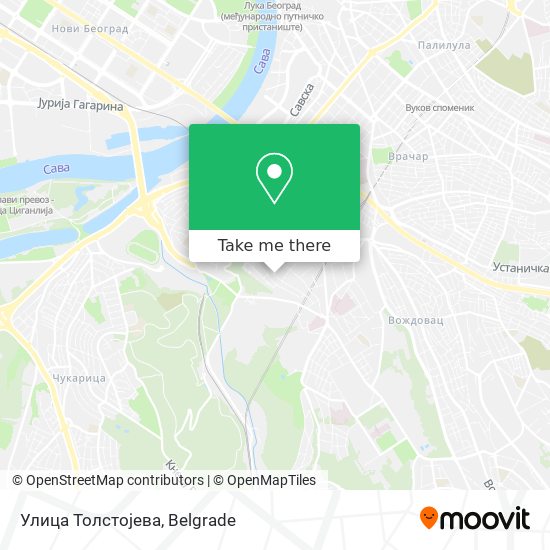 Улица Толстојева map