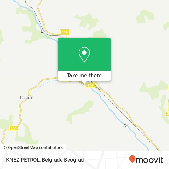 KNEZ PETROL map