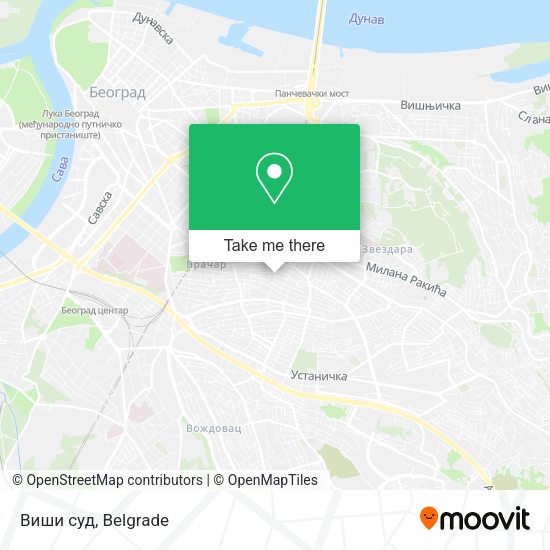Виши суд map