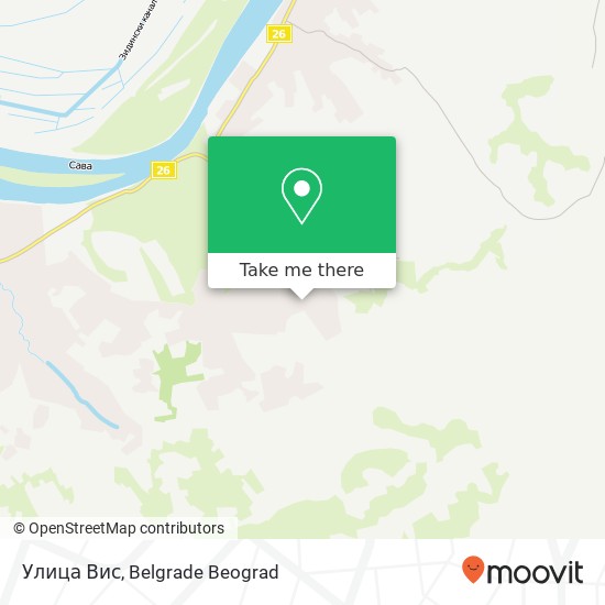 Улица Вис map