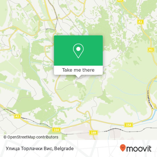 Улица Торлачки Вис map