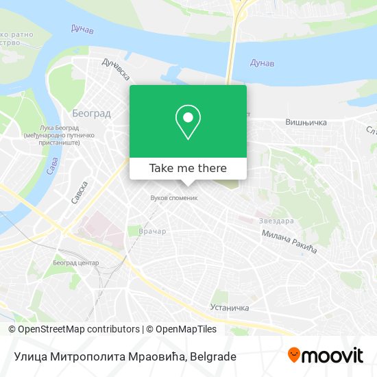 Улица Митрополита Мраовића map
