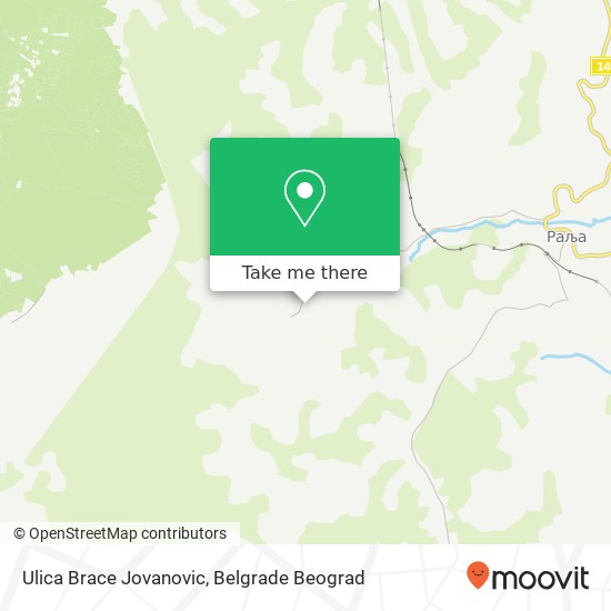 Ulica Brace Jovanovic map