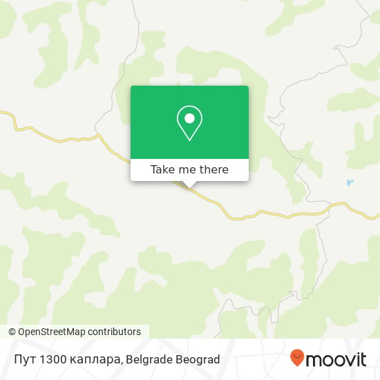 Пут 1300 каплара map