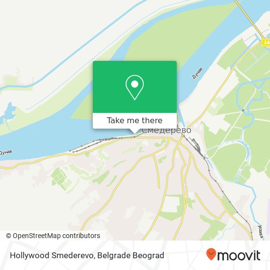 Hollywood Smederevo map