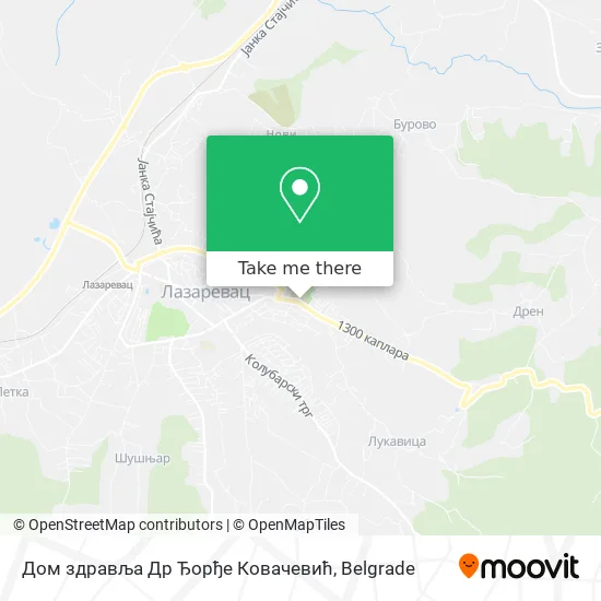 Дом здравља Др Ђорђе Ковачевић map