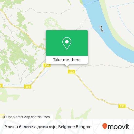 Улица 6. личке дивизије map