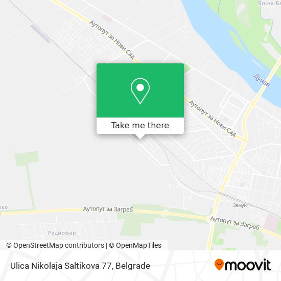 Ulica Nikolaja Saltikova 77 map