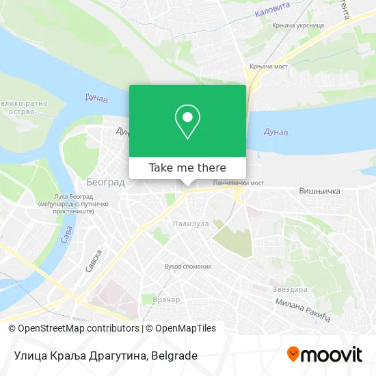 Улица Краља Драгутина map