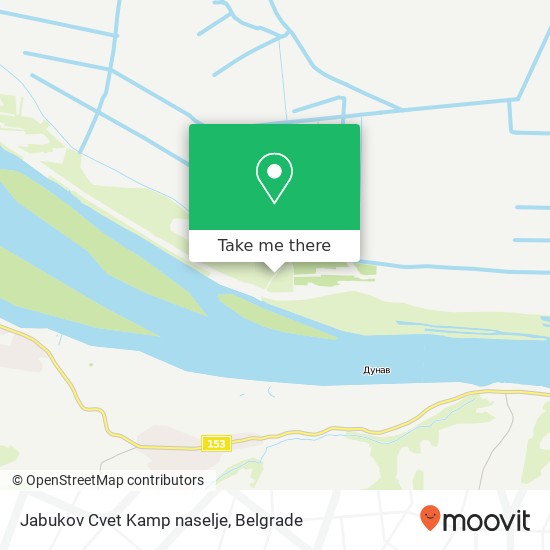 Jabukov Cvet Kamp naselje map