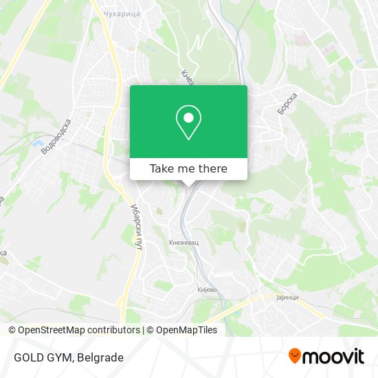 GOLD GYM map