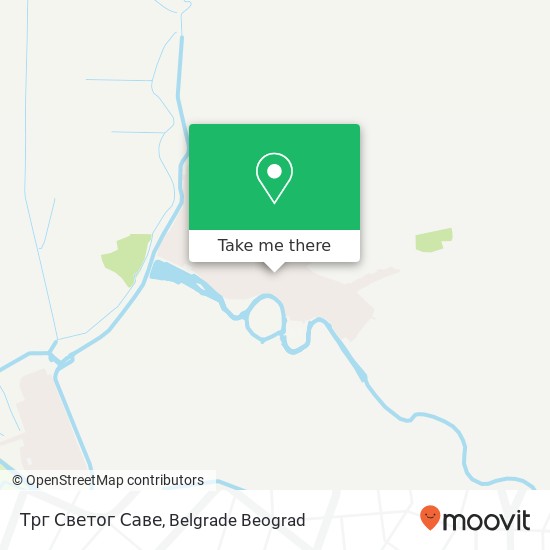 Трг Светог Саве map