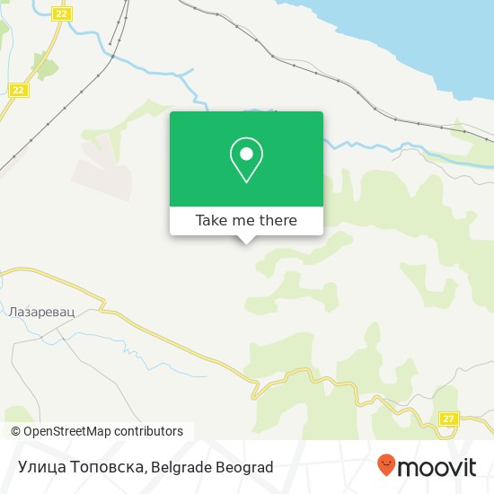 Улица Топовска map