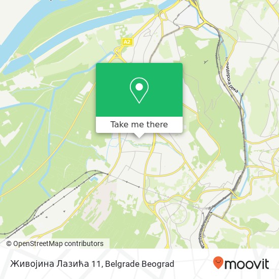 Живојина Лазића 11 map