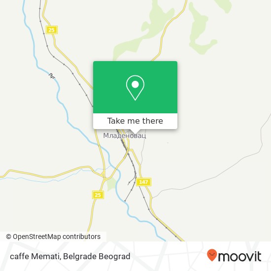 caffe Memati map