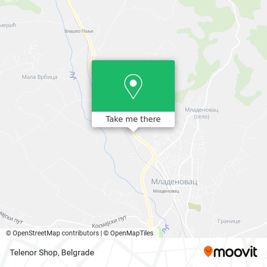 Telenor Shop map