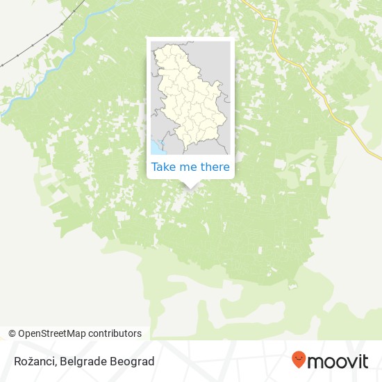 Rožanci map