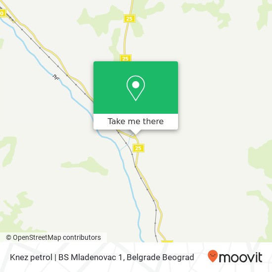 Knez petrol | BS Mladenovac 1 map