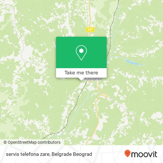 servis telefona zare map