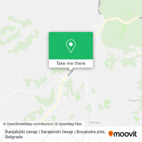 Banjalučki ćevap | Sarajevski ćevap | Bosanske pite map