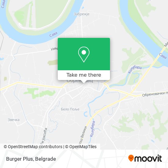 Burger Plus map