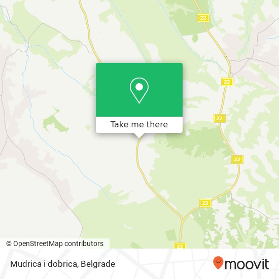 Mudrica i dobrica map