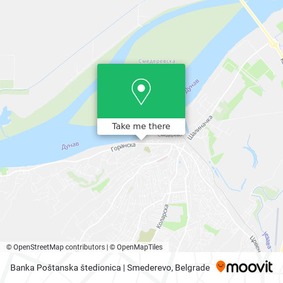 Banka Poštanska štedionica | Smederevo map