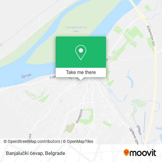 Banjalučki ćevap map